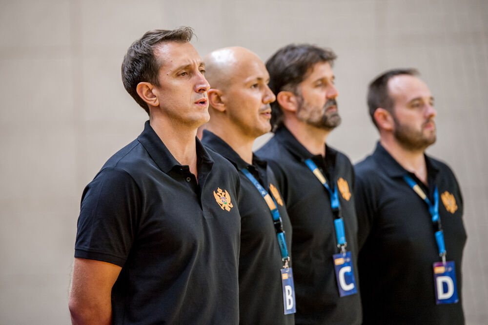 Stručni štab reprezentacije Crne Gore, Foto: Stefan Ivanović