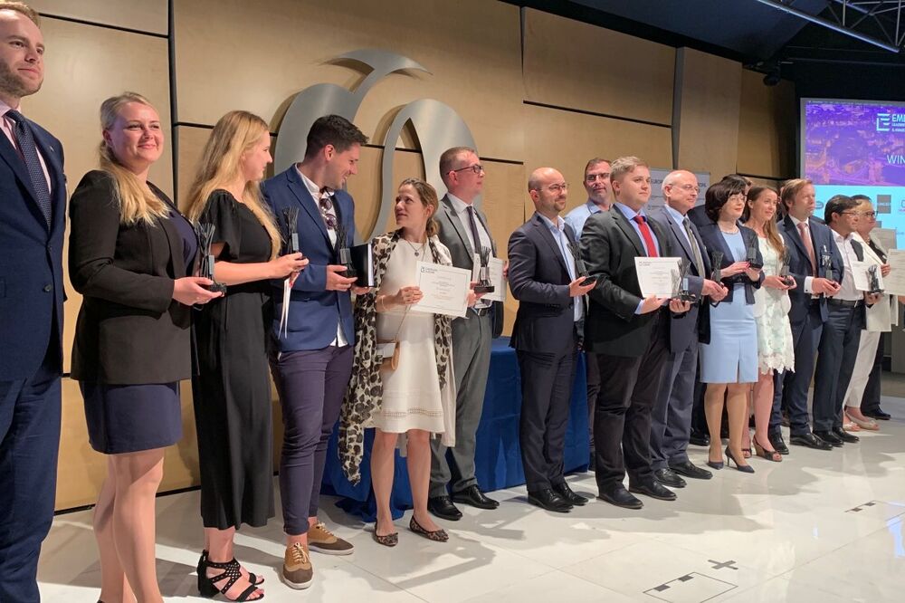 Sa dodjele nagrada, Foto: Unija mladih preduzetnika Crne Gore