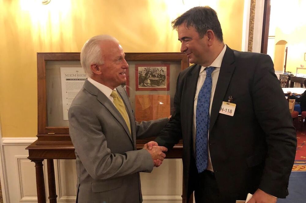 Holms i Medojević, Foto: Pokret za promjene