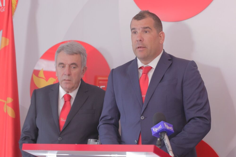 Krapović na konferenciji, Foto: Demokrate