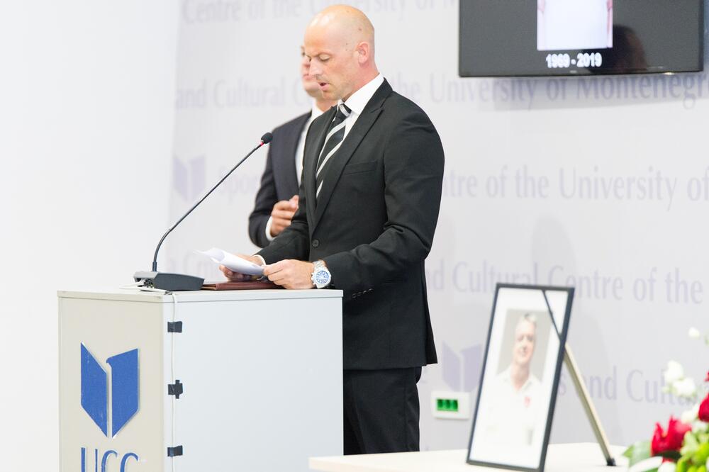 Petar Kapisoda na komemoraciji Nebojši Vujisiću, Foto: STEFAN IVANOVIC