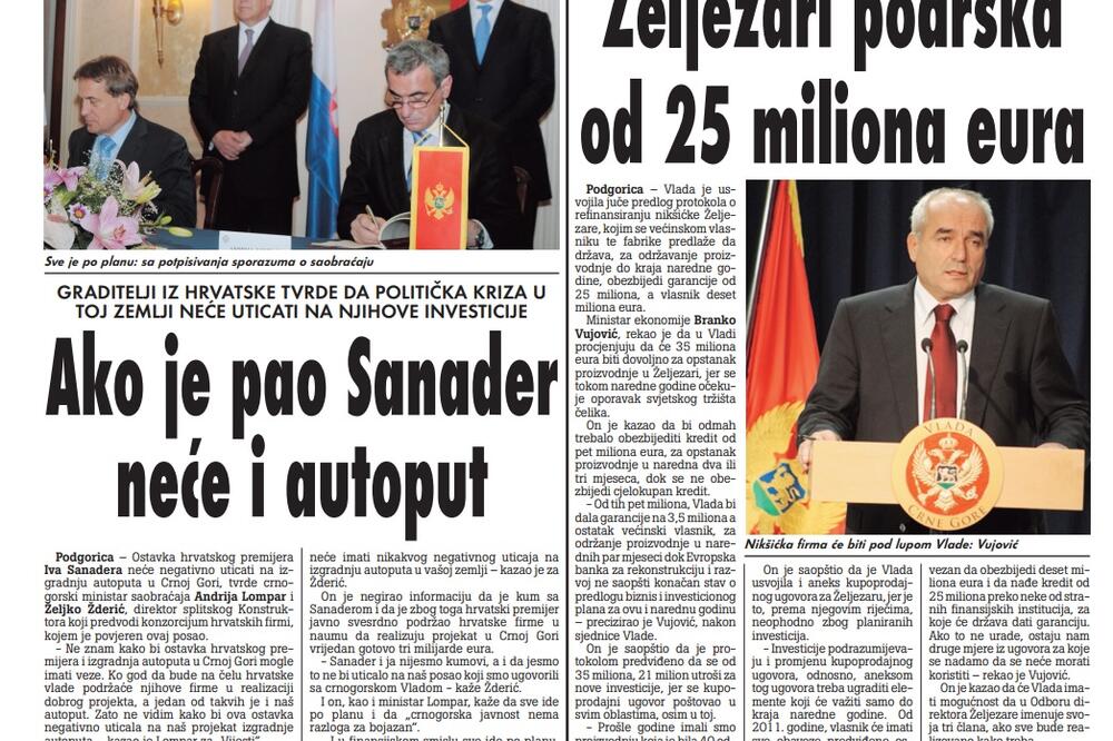 Vijesti, 3. jul 2009., Foto: Arhiva Vijesti