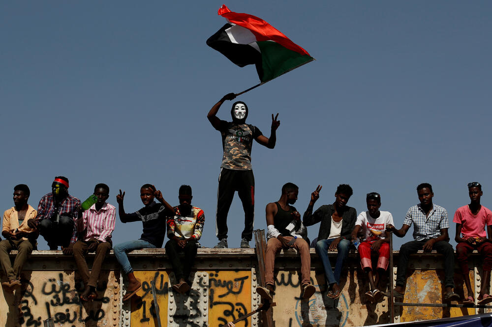 Sa jednog od protesta u Sudanu, Foto: Reuters