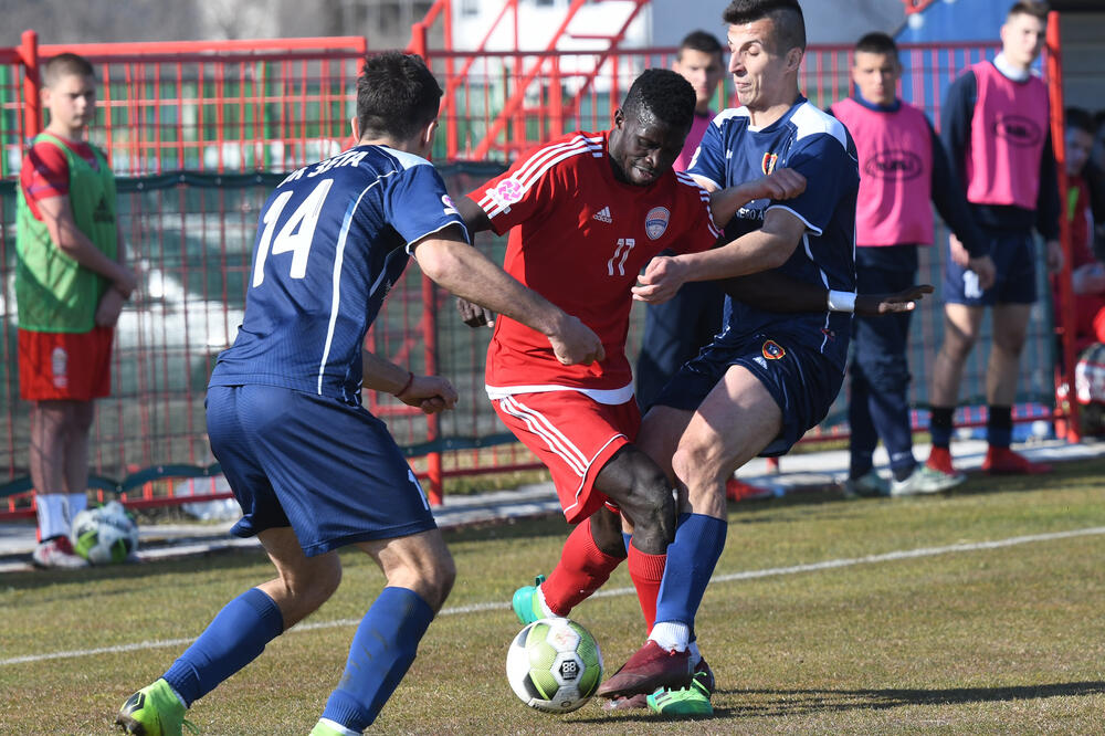 Mamadu Mendi (OFK Titograd), Foto: Savo Prelević
