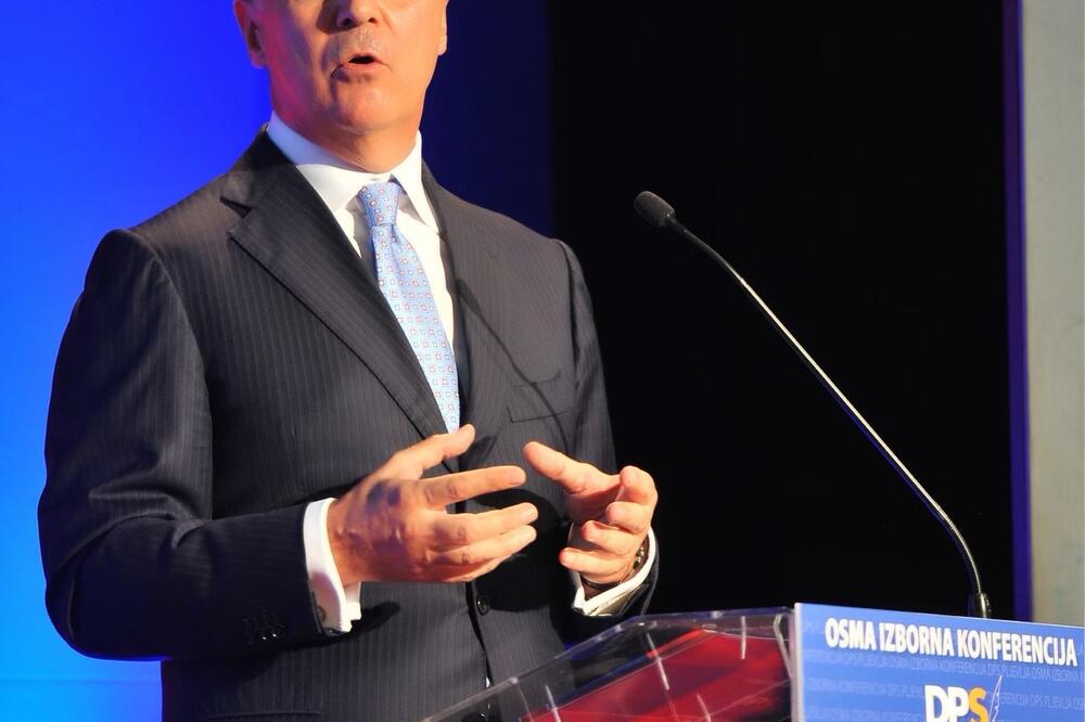 Đukanović juče u Pljevljima, Foto: DPS