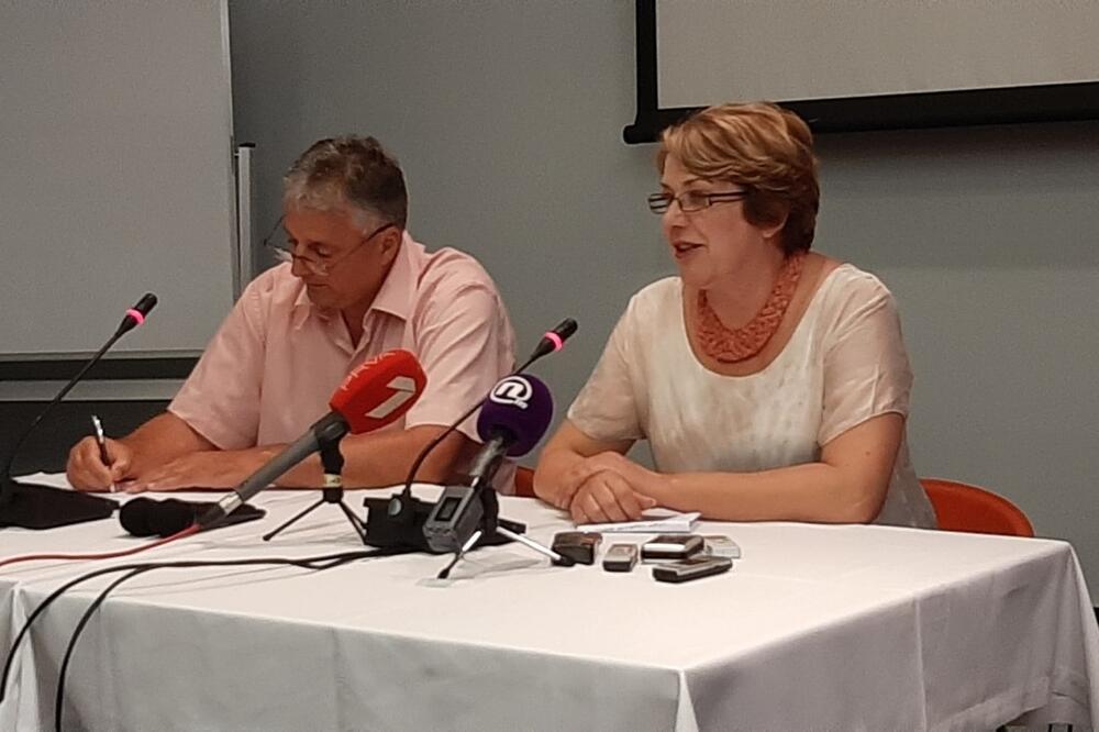 Avramović i odbornica Bruna Lončarević, Foto: Siniša Luković