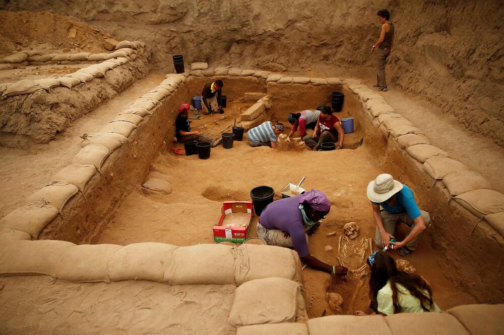 Urađena DNK analiza na kosturima koje su iskopali arheolozi u Izraelu 2016. godine, Foto: Reuters