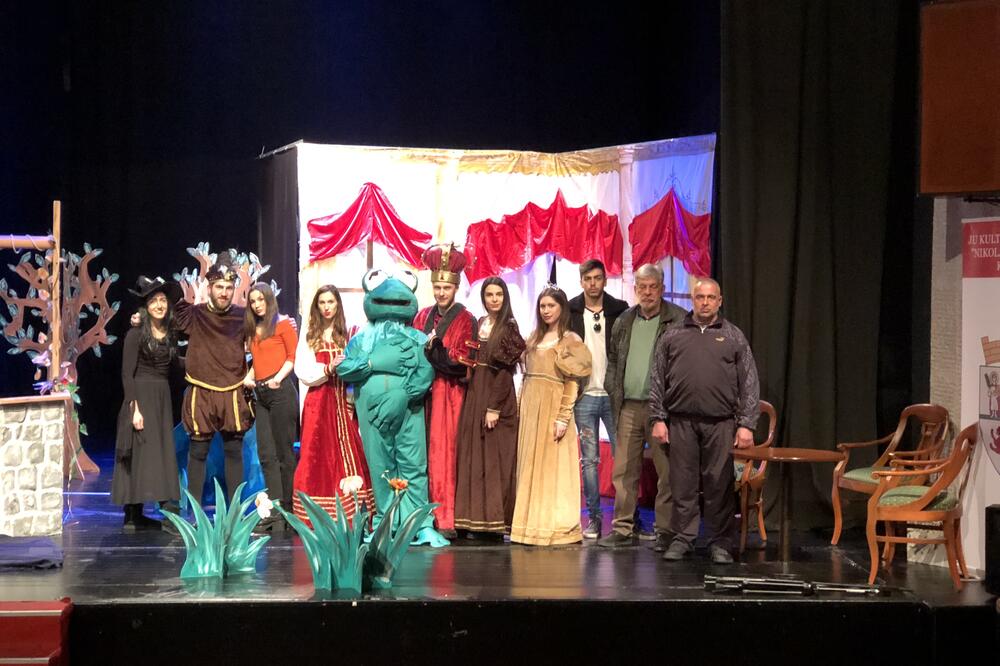 Scena iz predstave "Princeza i žaba", Foto: Privatna arhiva