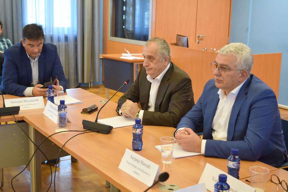 Sa ranije sjednice Odbor za bezbjednost, Foto: Zoran Đurić