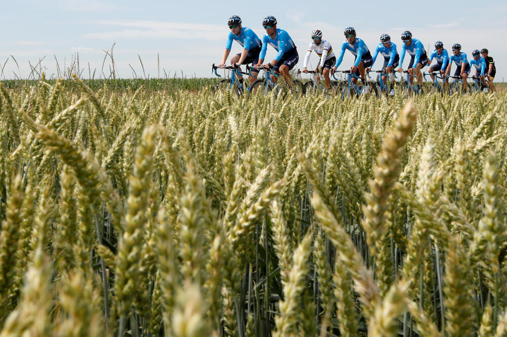 Članovi tima “Movistar” trenirali su u Belgiji, Foto: Reuters