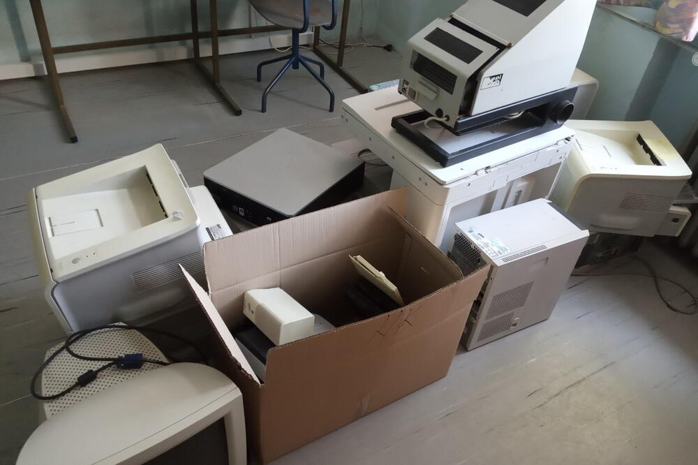 Prikupljeni elektronski otpad, Foto: Ekološki pokret "Ozon"