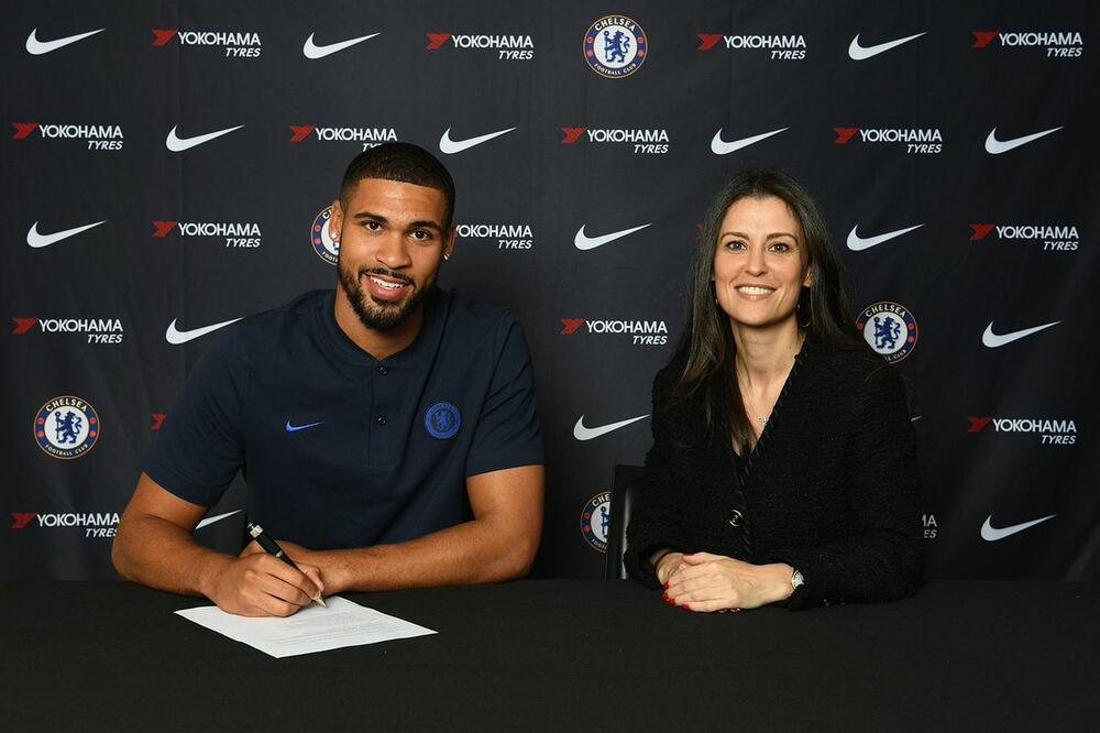Loftus Čik i Marina Granovskaja, Foto: Twitter/Chelsea FC