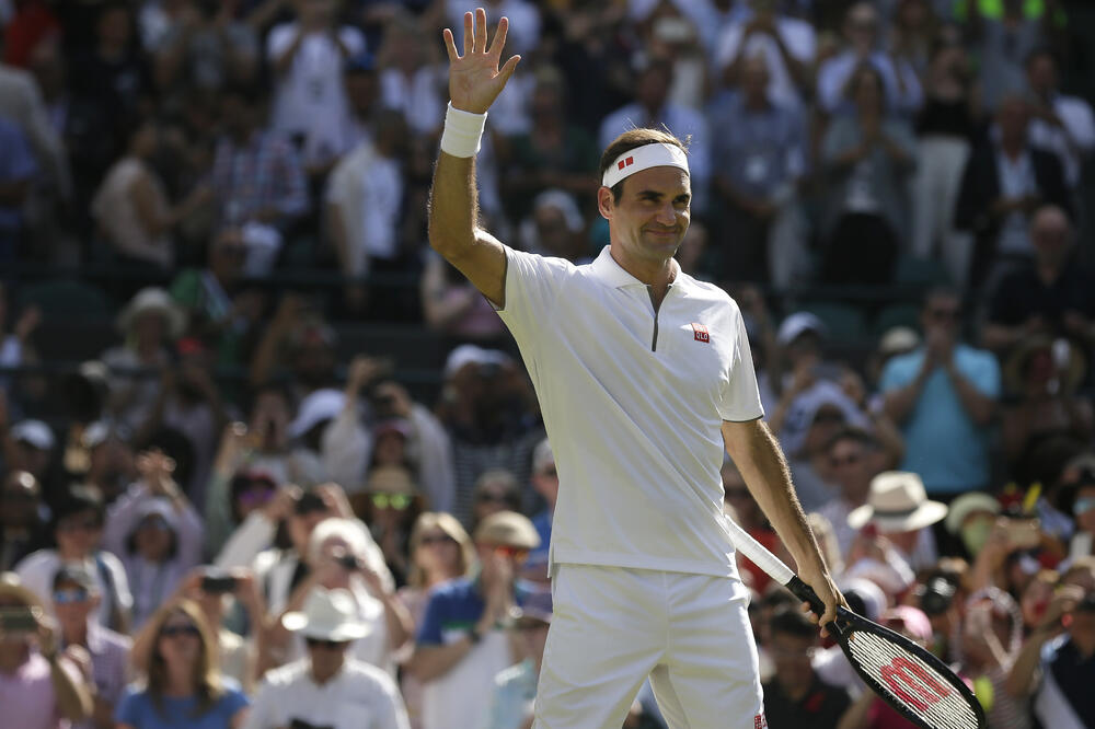 Rekorder želi devetu titulu na Vimbldonu: Rodžer Federer, Foto: AP