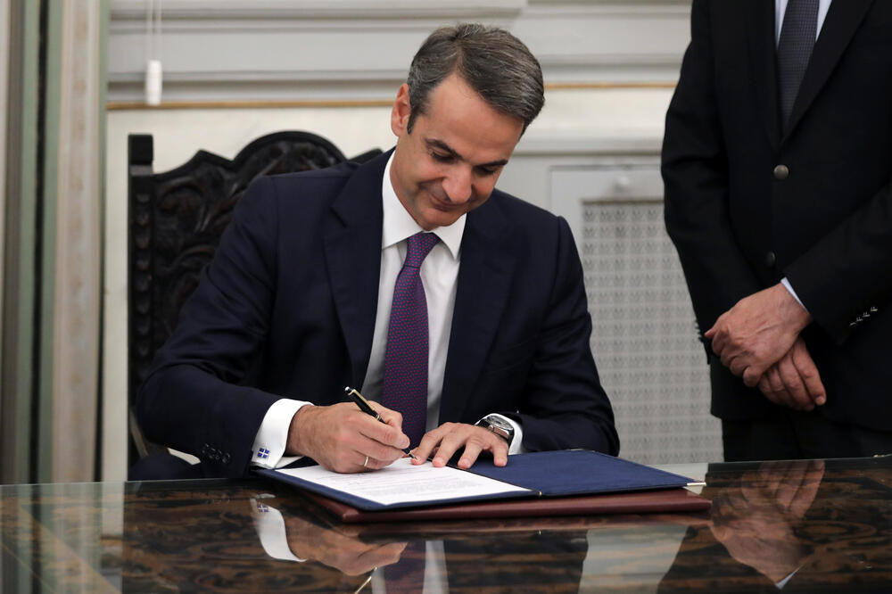 Micotakis prima dužnosti novog grčkog premijera, Foto: Rezters