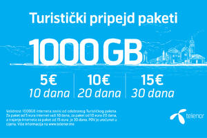 Još bolji ljetnji pripejd uz 1000 GB interneta!