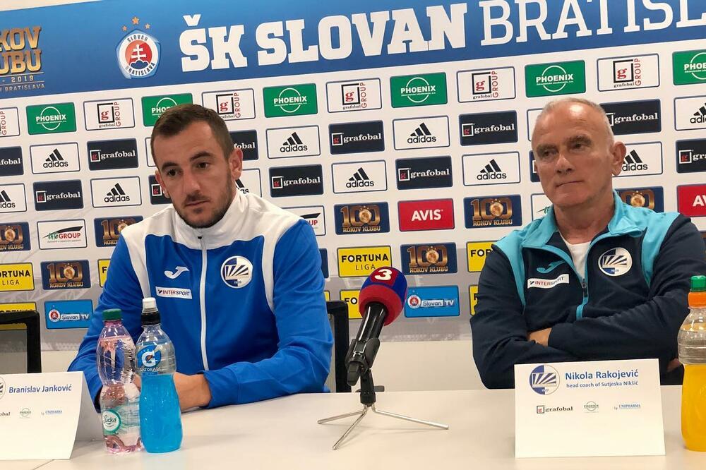 Branislav Janković i Nikola Rakojević na pres konferenciji, Foto: FK Sutjeska