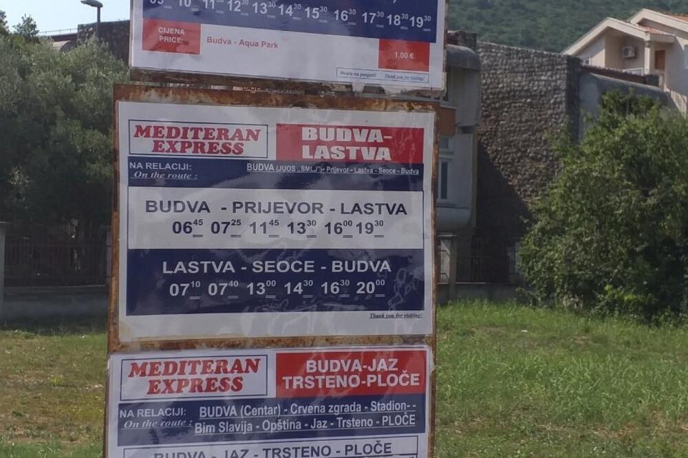 Table sa istaknutim redom vožnje, Foto: Vuk Lajović