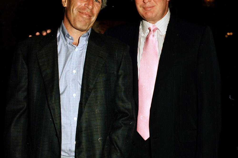 Epstajn i Tramp 1997. u Palm Biču, Foto: Nytimes.com