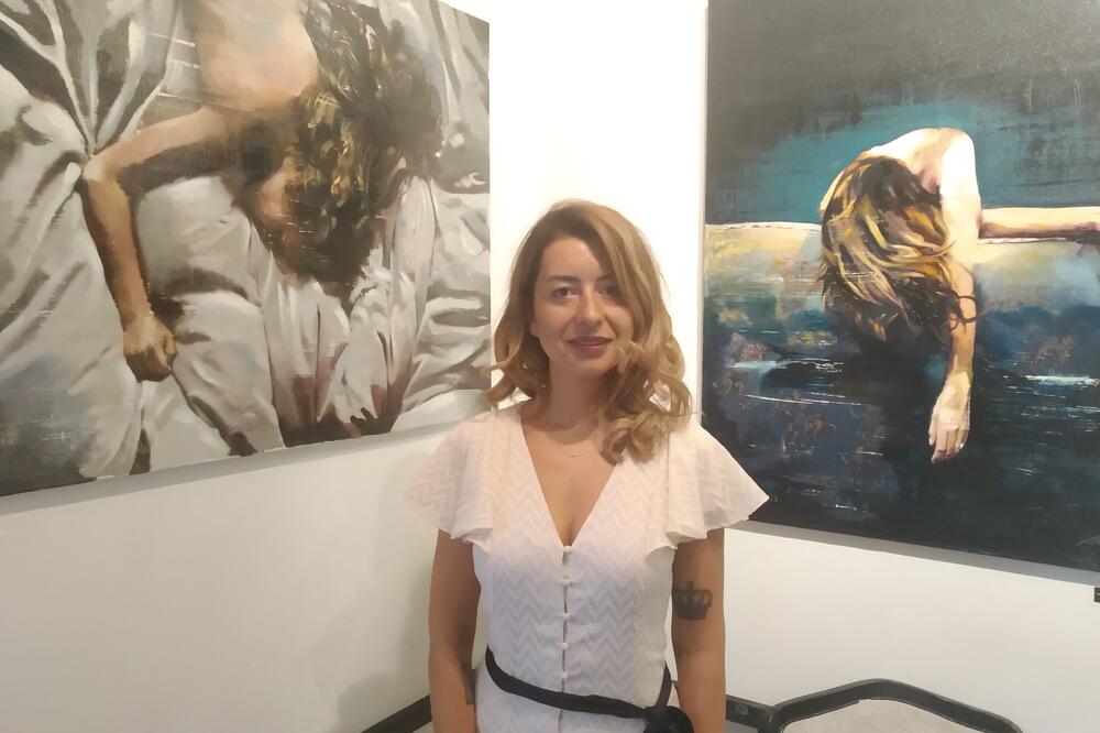 Ana Golović na otvaranju izložbe, Foto: Jelena Kontić