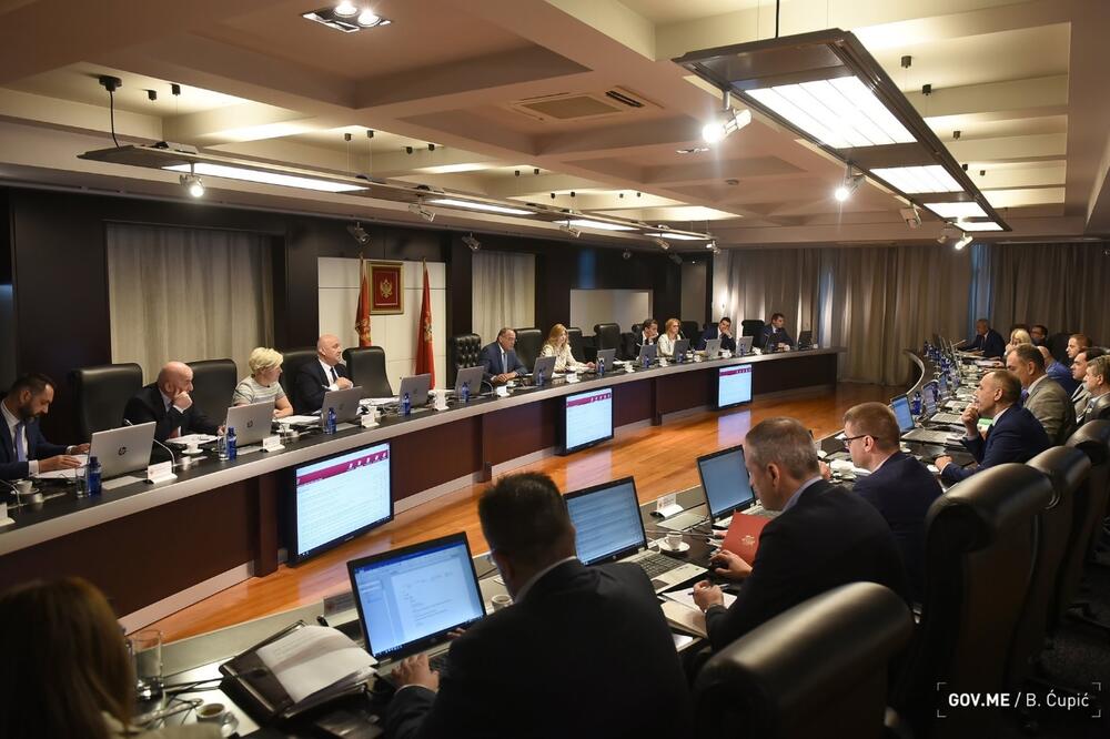 Sa sjednice Vlade, Foto: Gov.me