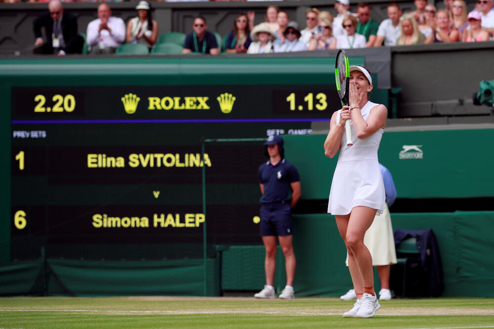 Halep nakon pobjede nad Svitolinom, Foto: ANDREW COULDRIDGE