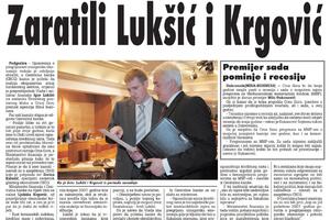 Time machine: Lukšić and Krgović fought