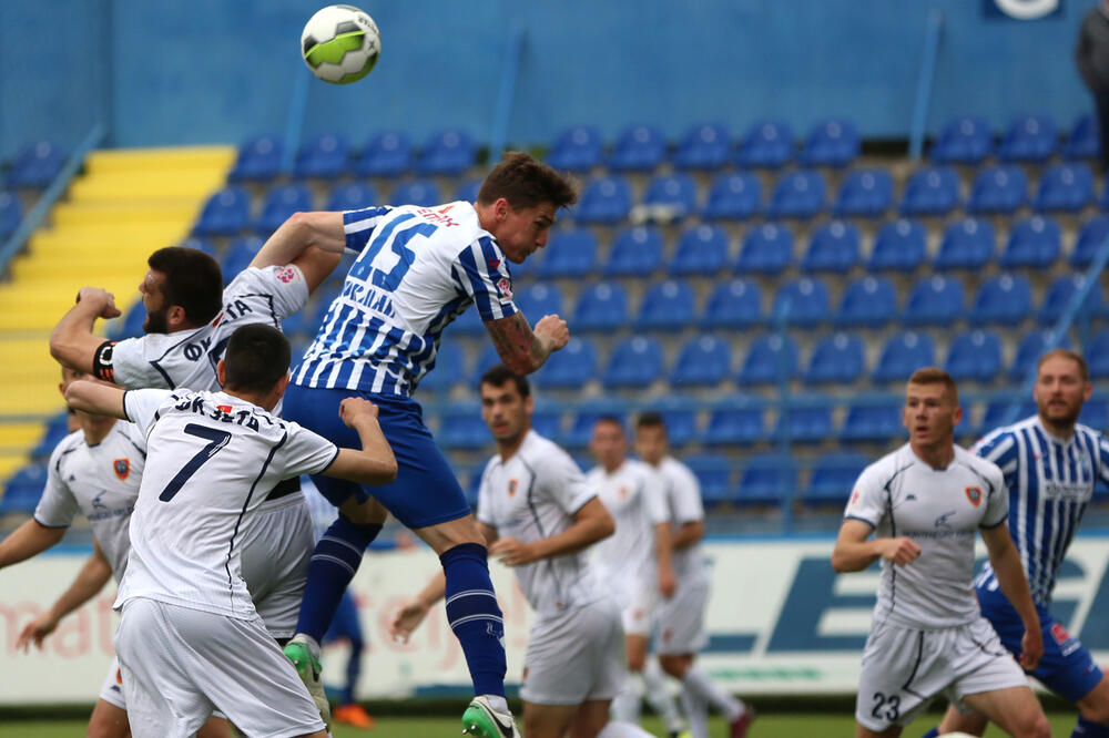 Jedni pobijedili, drugi potpuni autsajderi: Sa proljećnog duela Budućnosti i Zete, Foto: Filip Roganović