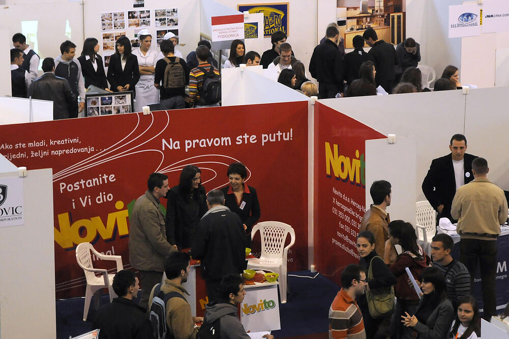 Mladi traže bolje uslove za rad i život: Sa ranijeg sajma zapošljavanja, Foto: Luka Zeković