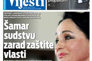 Naslovna strana "Vijesti" 14.7.
