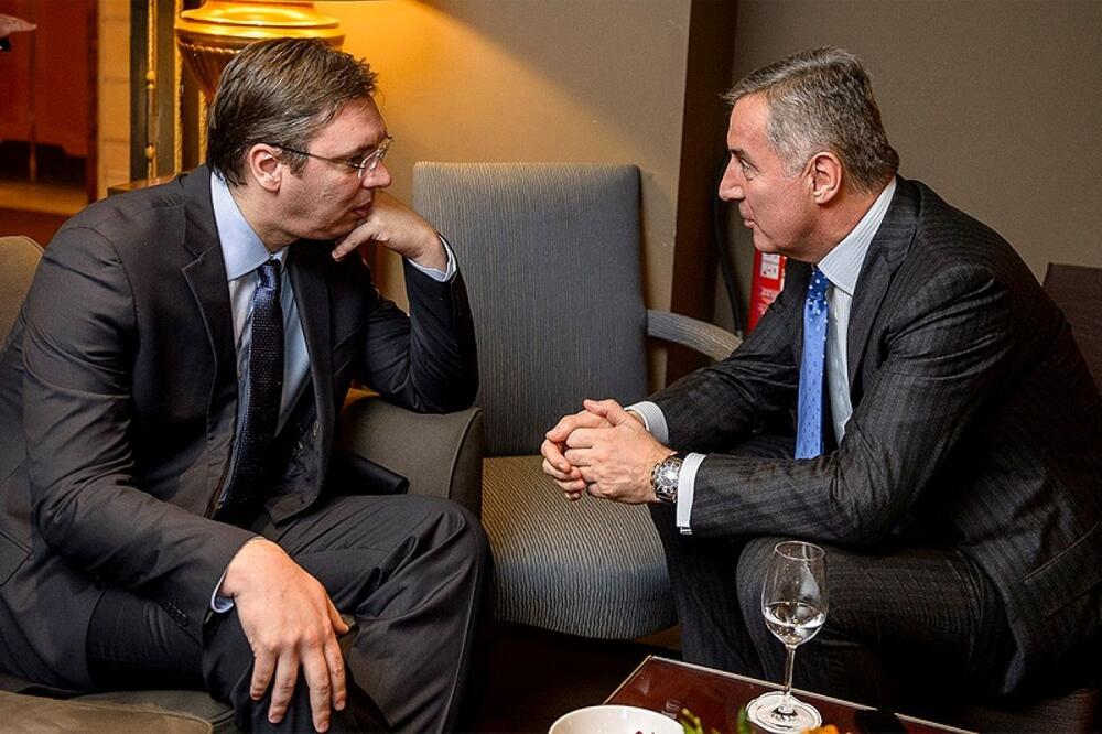 Aleksandar Vučić i Milo Đukanović, Foto: Betaphoto