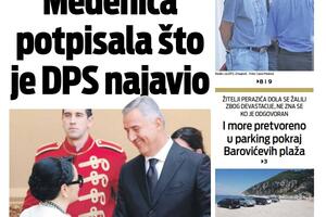 Naslovna strana "Vijesti" 15.7.