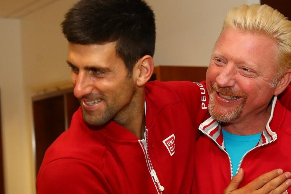 Novak Đoković i Boris Beker, Foto: Getty Images