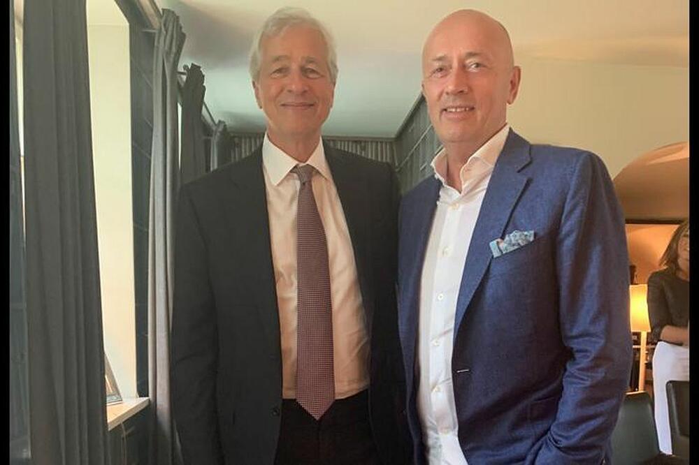 Miodrag Kostić i Džejmi Dajmon, Foto: Privatna arhiva