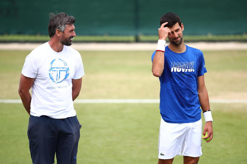 Goran Ivanišević i Novak Đoković, Foto: HANNAH MCKAY