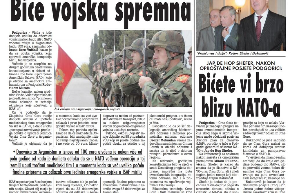 Vijesti, 17. jul 2009., Foto: Arhiva Vijesti