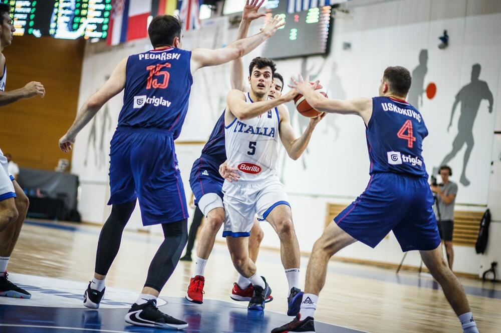 Sa meča Italija - Srbija, Foto: FIBA