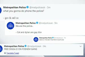 Hakovan Tviter nalog Skotland jarda