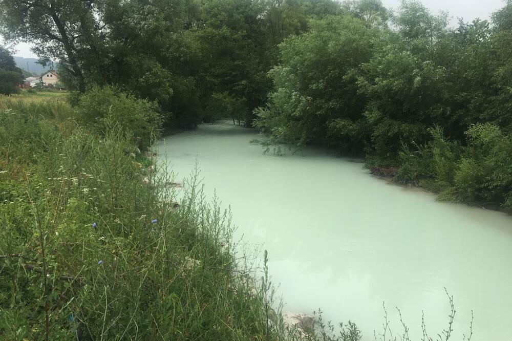 Rijeka nakon zagađenja, Foto: Milorad Mitrović