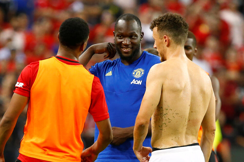 Možda brzo postanu saigrači: Lukaku i razgovoru sa Perišićem iz Intera, Foto: Reuters