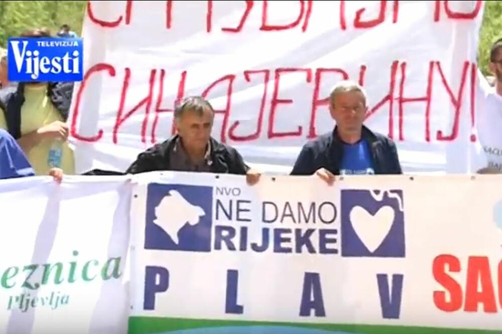 Sa jednog od protesta, Foto: Printscreen