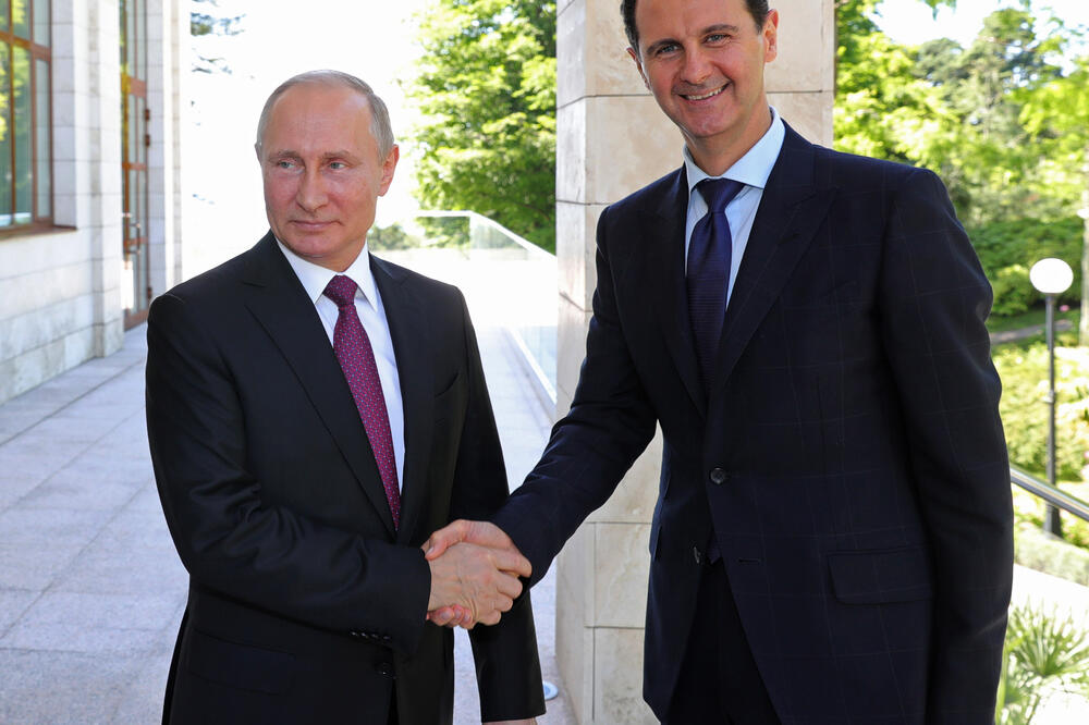 Putin i Asad, Foto: Mikhail Klimentyev/AP