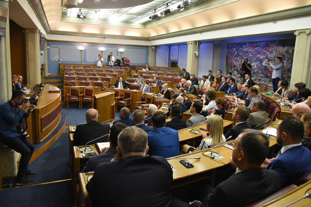 Iz Skupštinske sale, Foto: Boris Pejović