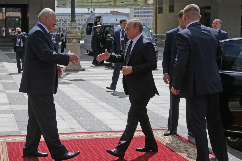 Lukašenko i Putin (arhiva), Foto: RSE