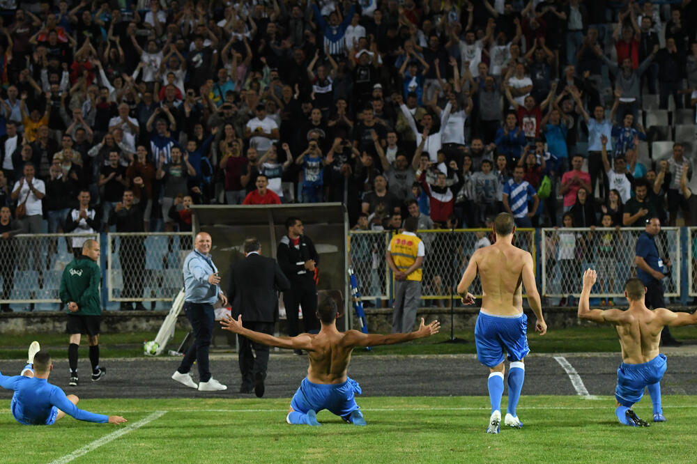 Slavlje nakon pobjede nad Slovanom, Foto: Savo PRELEVIC