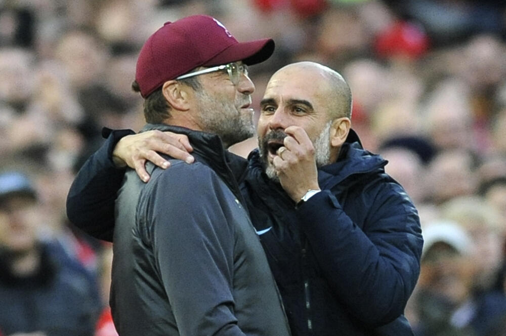 Pep Gvardiola i Jirgen Klop, Foto: Beta/AP