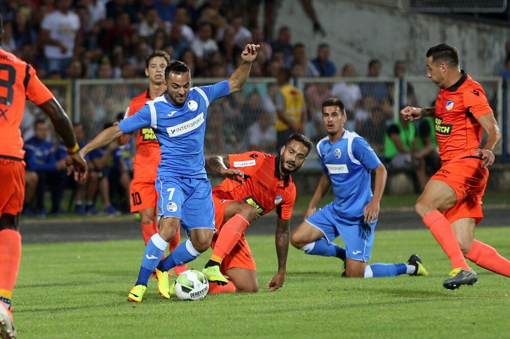 Sa utakmice Sutjeska - APOEL, Foto: Filip Roganović