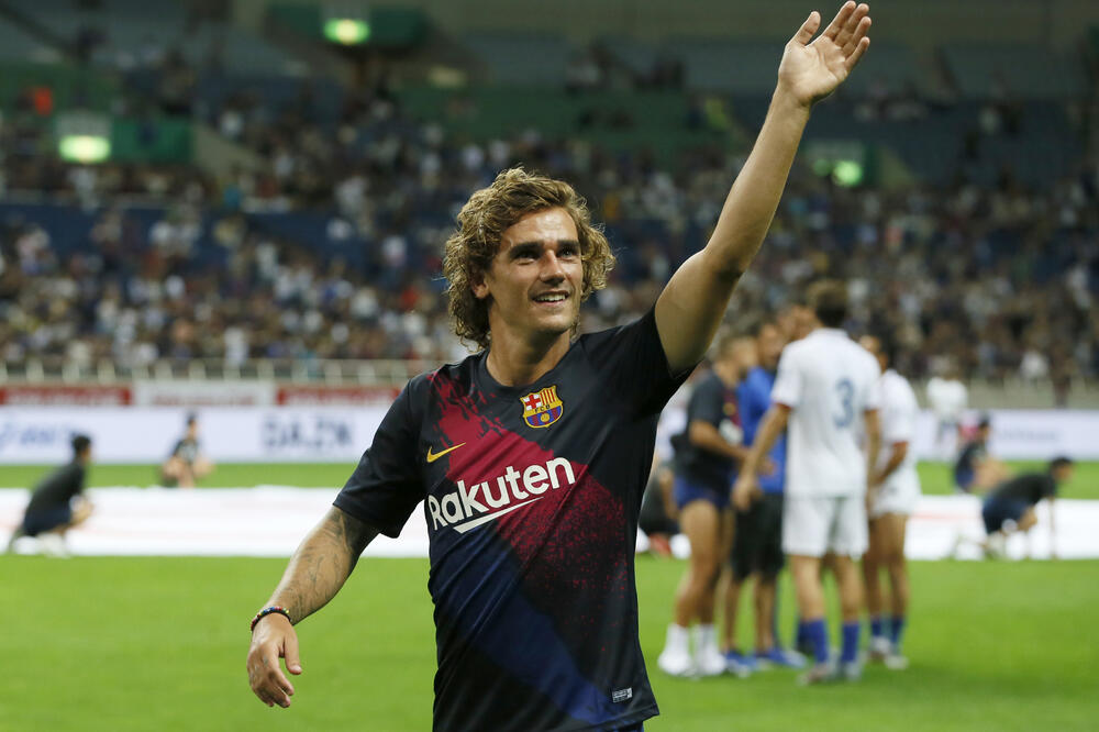 Grizman u dresu Barselone, Foto: AP