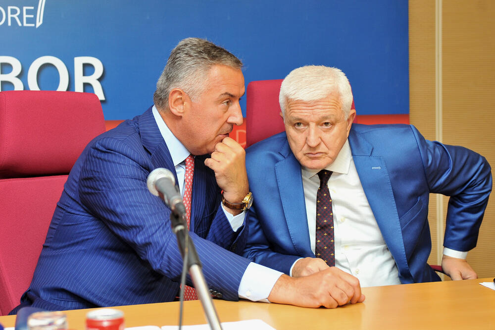Milo Đukanović, Duško Marković, Foto: DPS
