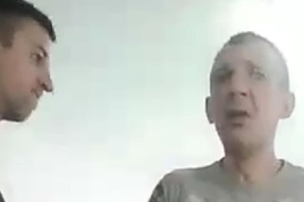 Čogurić zlostavlja osuđenika, Foto: Screenshot/Vijesti, Screenshot/Vijesti