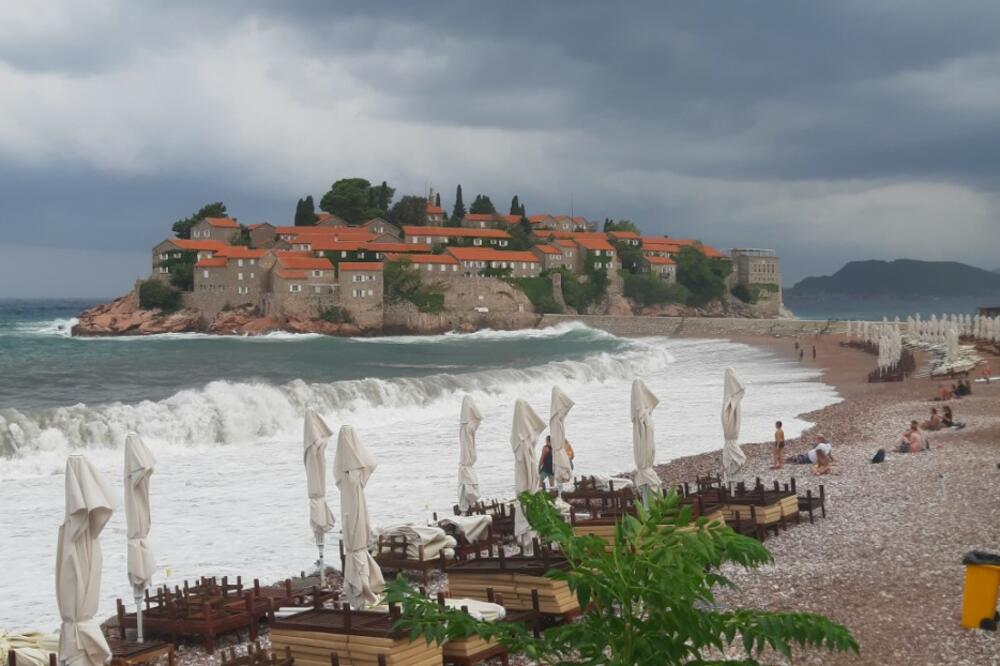Sveti Stefan juče, Foto: Danijela Lasica